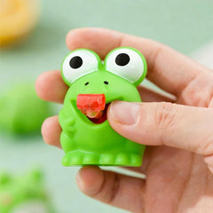 Funny Frog Dinosaur Squeeze Toy Creative Sticking Tongue Out Animal Sensory Toys For alternate view