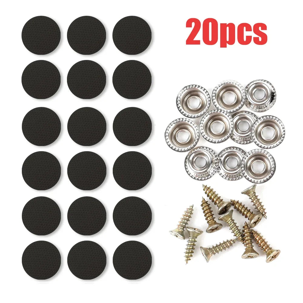 Car Interior Roof Fixing Buckles Headliner Rivets Set close-up view