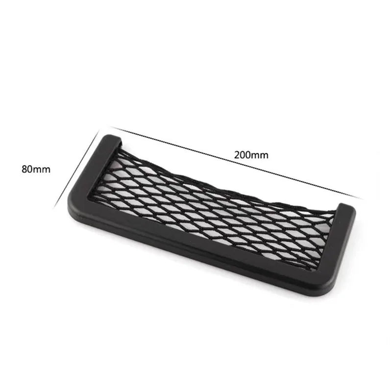 Car Organizer Mesh Storage Bag Elastic Net Pocket