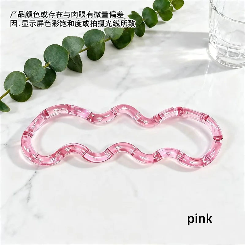 Deformable Rope Fidget Toy | Rainbow Stress Relief Sensory Toy additional angle