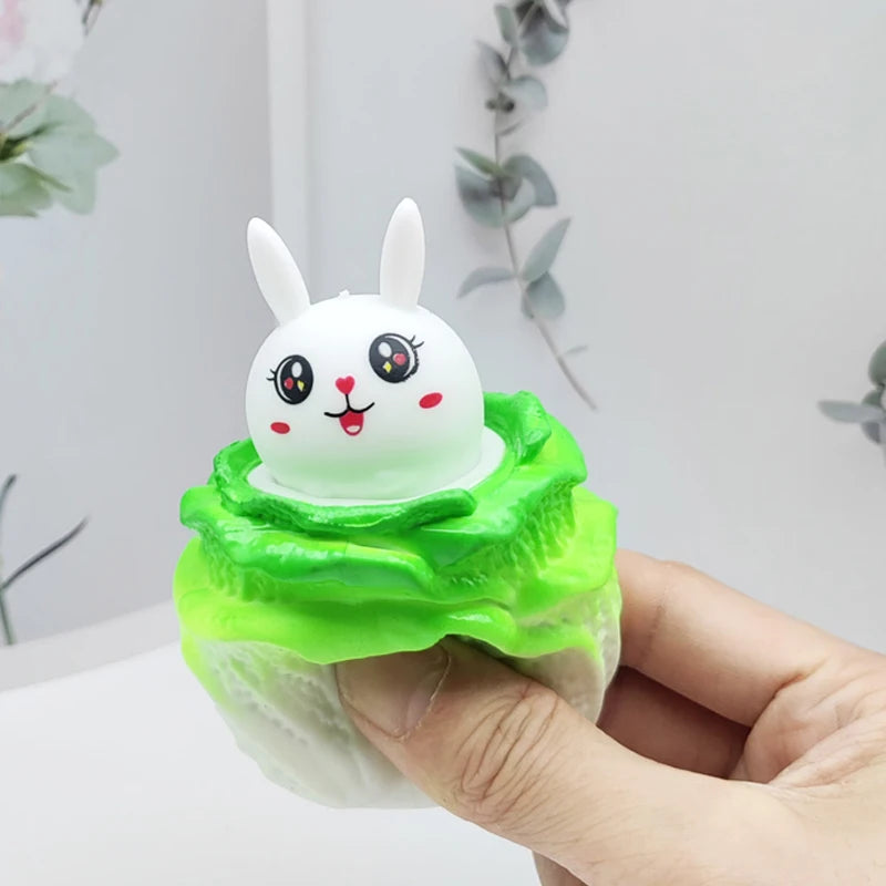 Anti-Stress Toy Cabbage Pig Squeeze Fidget Toys Tpr Squishy Anti Stress Funny Stress Rel detail view