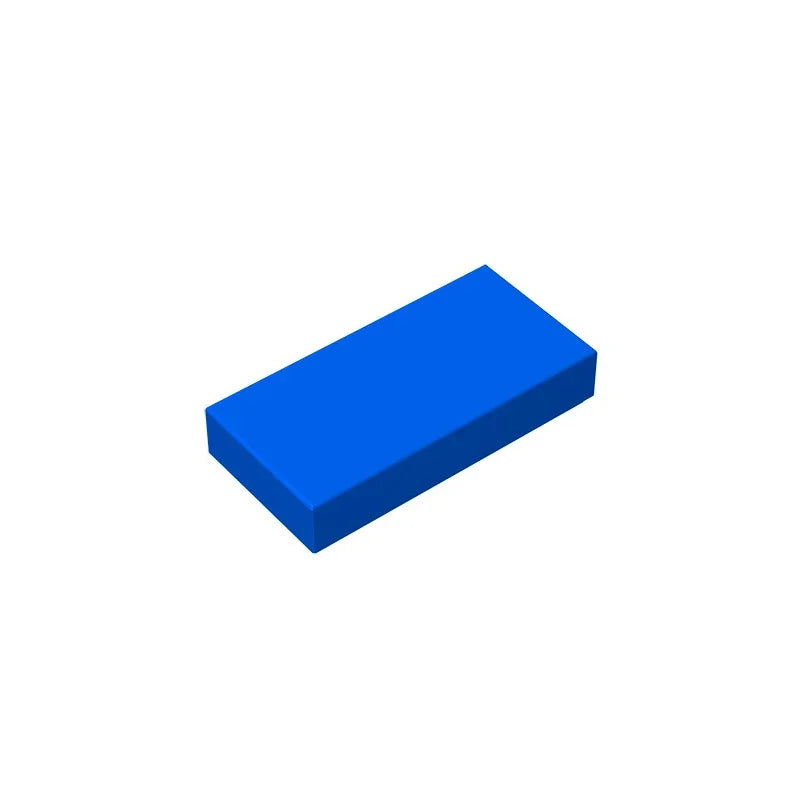 Gobricks GDS-566 Fliese 1 x 2 mit Nut | Kompatibler Baustein