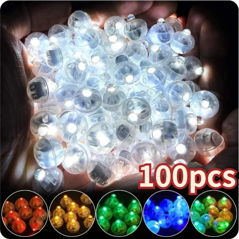 LED Balloon Light Colorful Flashing Luminous Tumbler Ball Lamp Lantern Light Christmas Wedding Party