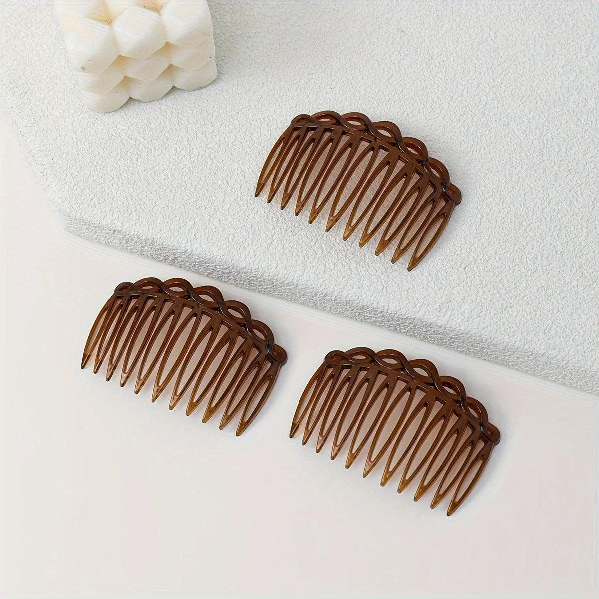 Teeth Plastic Hair Side Comb Vintage Twist Comb French Style Hair Clip Comb Hair Acce alternate view
