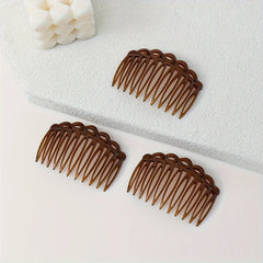 Teeth Plastic Hair Side Comb Vintage Twist Comb French Style Hair Clip Comb Hair Acce alternate view