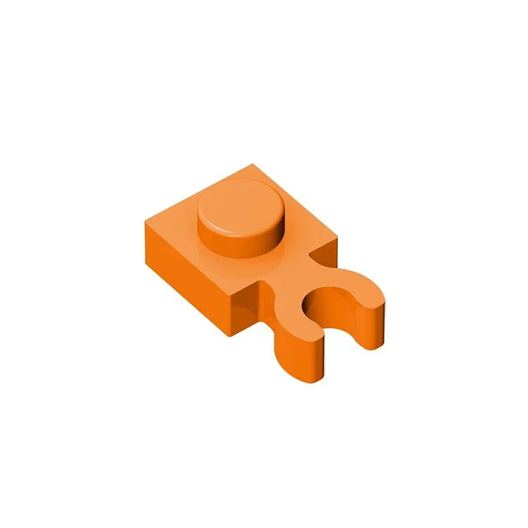 Gobrick GDS-814 PLATE 1X1 W. HOLDER | Building Block for DIY Creations additional angle