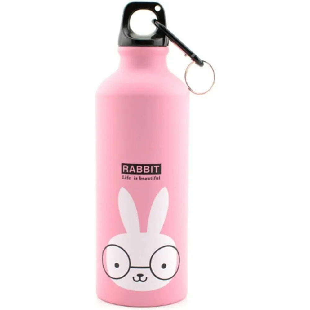 1pc Cute Panda Insulated Kids Sport Water Bottle Drinks Vacuum Stainless Steel Thermos with Portable