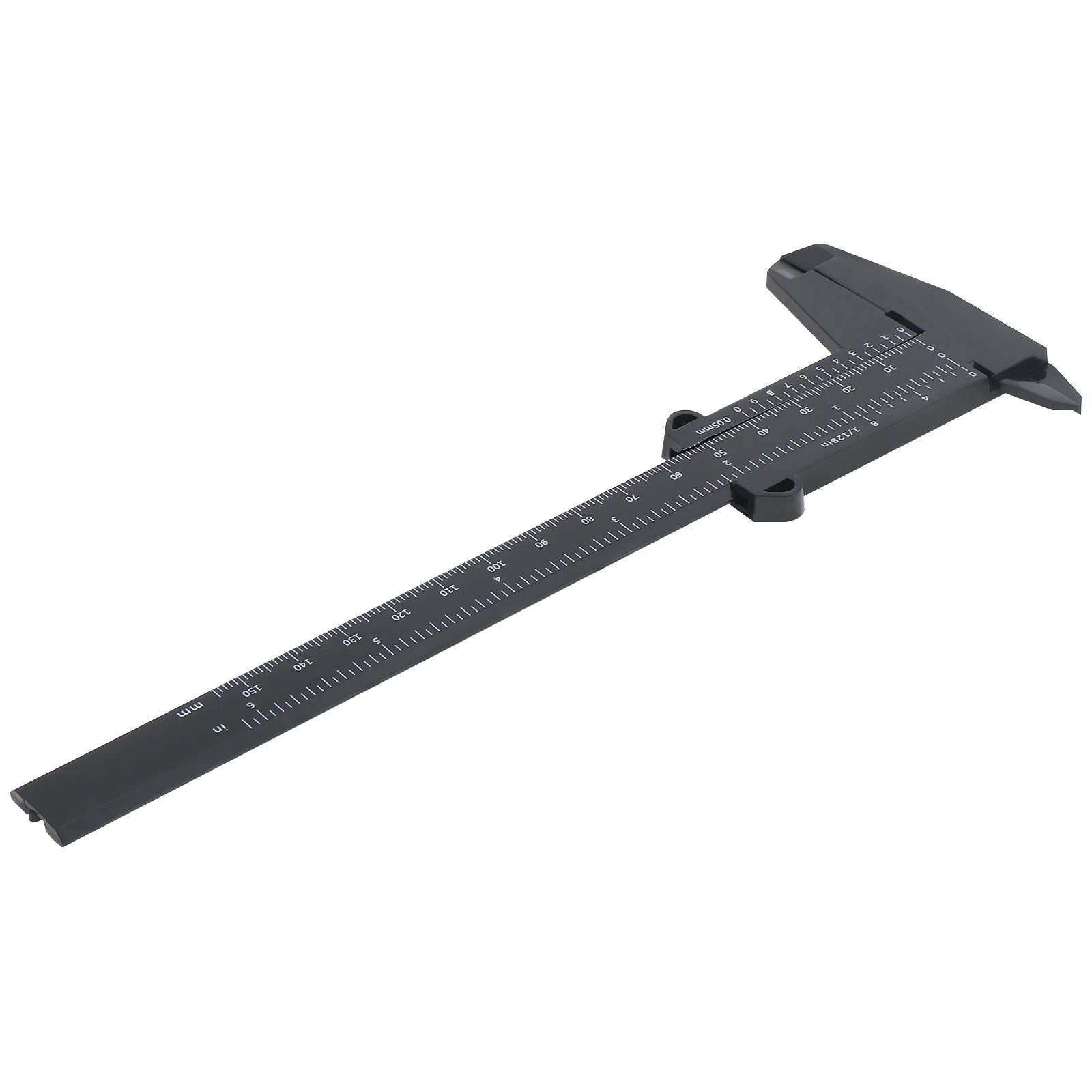 Double Scale Plastic Vernier Caliper 0-150mm | Portable Mini Measuring Tool for Carpe lifestyle view