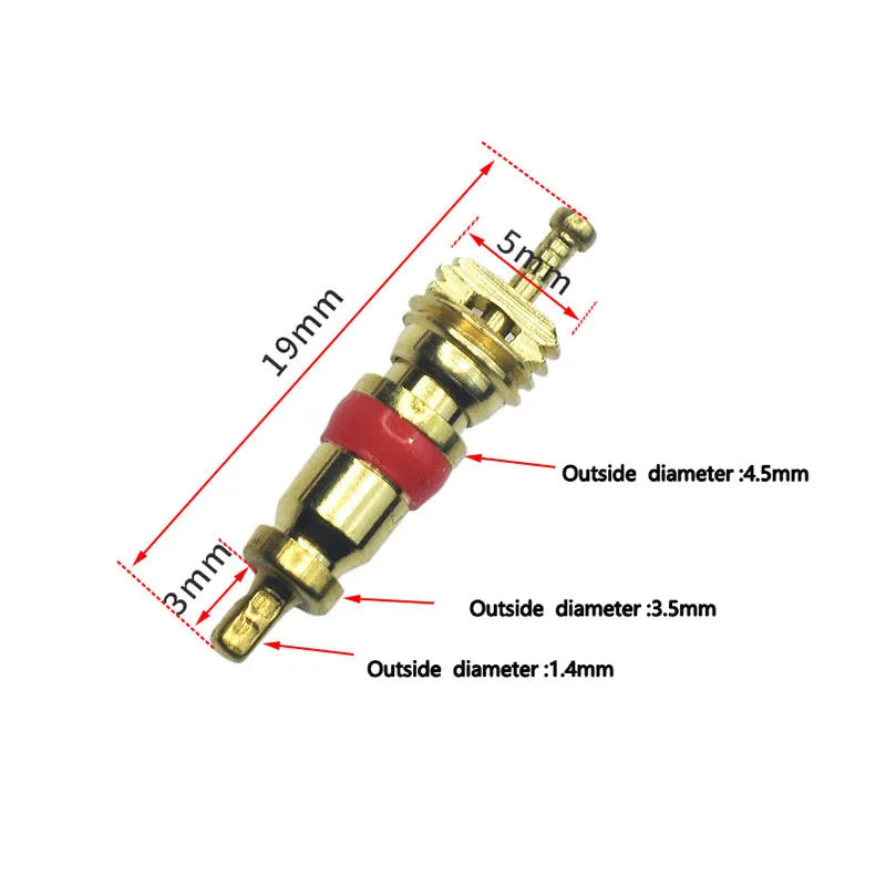 Copper Valve Core Car Motorcycle Bike Tire Valve Core American/US Vacuum Tyre Valve S lifestyle view