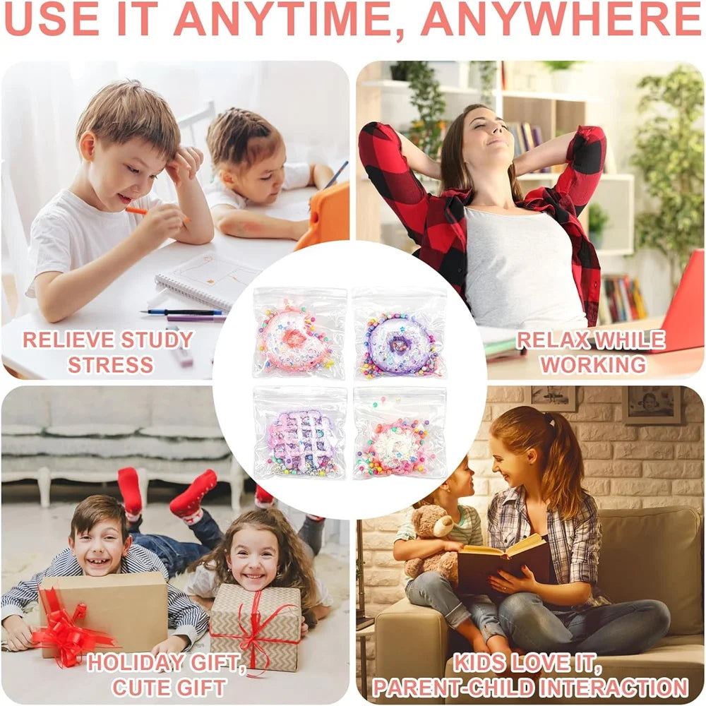 Taba Squishy Squeeze Toys Fidget Squishy Food Toys Reduced Pressure Kawaii Donuts W additional angle