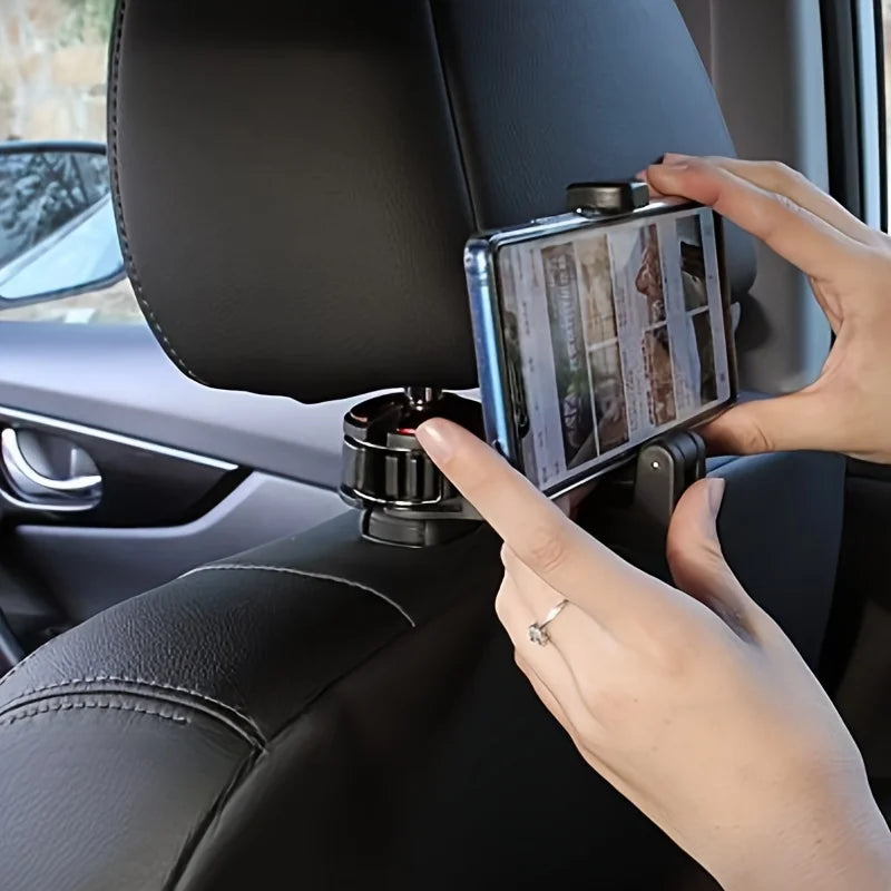 Multifunction Rear Headrest Hook Car Phone Holder Adjustable Automobile Headrest Ph additional angle