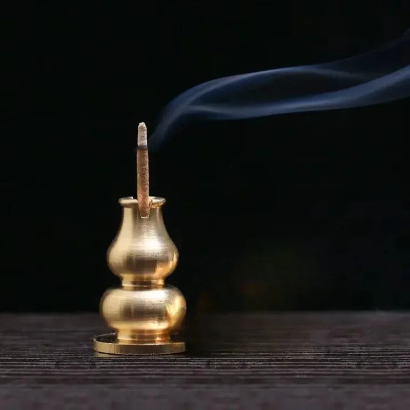 Porous Lotus Incense Holder Tray | Zen Metal Sandalwood Incense Burner Plate close-up view