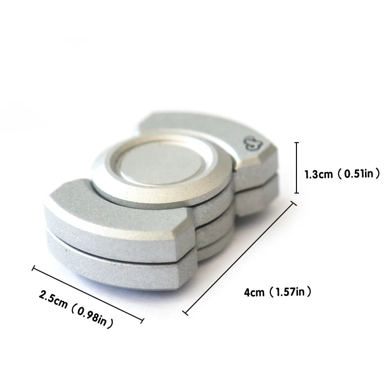 Multi-Mode Magnetic Fidget Spinner | EDC Slider Toy for Stress Relief and Focus additional angle