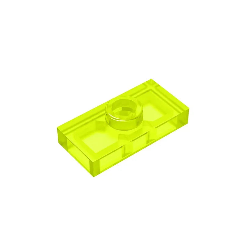 Gobricks PLATE 1X2 W. 1 KNOB | Modified Building Block Compatible with Lego 15573 detail view