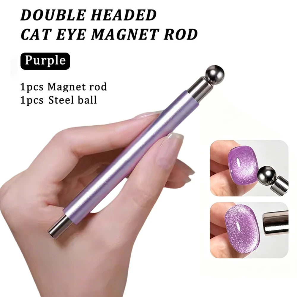 LINMANDA 3 In 1 Dual Headed Cat Eye Nail Art Magnetic Stick Multifunctional Nail Art alternate view