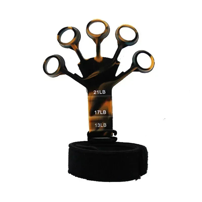 6 Level Finger Strengthener | Silicone Hand Grip Trainer for Guitar and Sports detail view