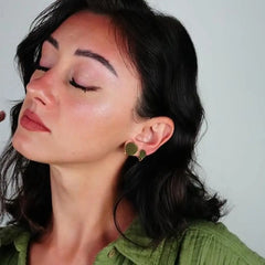 Stainless Steel Clip On Earrings No Piercing Keloid Pressure Earrings | Non-pierced Ea close-up view