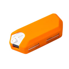 Silicone For Flipper Zero Protective Case Multifunctional Tool White/Orange Game Conso close-up view