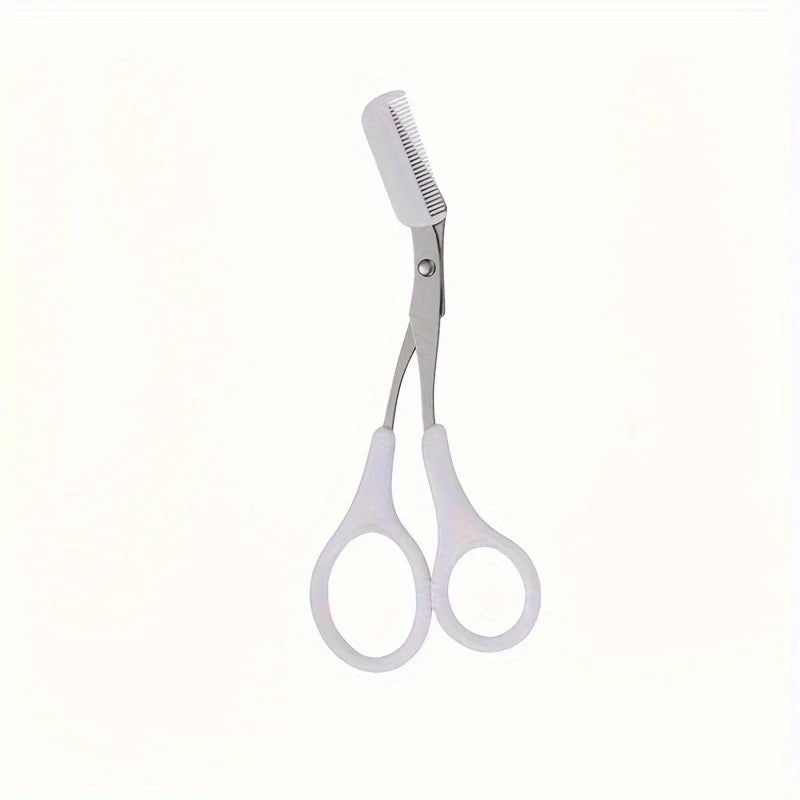 Stainless Steel Eyebrow Trimming Scissors detail view