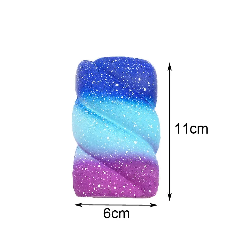 TOBEFU Cute Marshmallow Squishy PU Scented Antistress Toy | Slow Rising Stress Reli additional angle