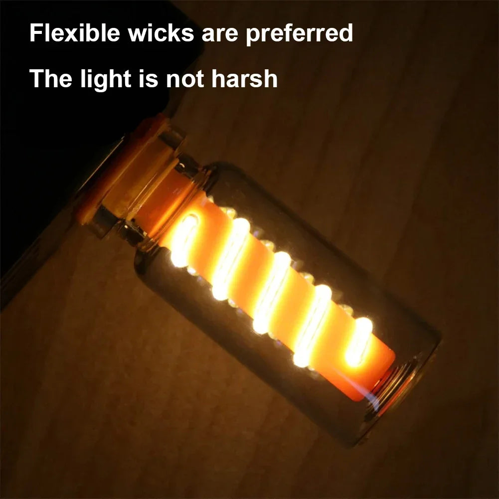 5V USB LED Spiral Filament Touch Dimming Bulb | Retro Night Light Atmosphere Lamp lifestyle view
