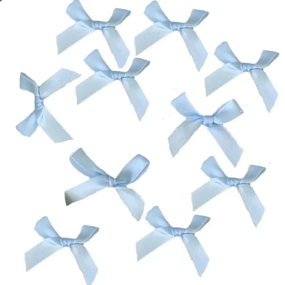 10pcs Bowknot Cotton Doll Hair Pins Doll Hairpin Accessories Tiny DIY Mini Hair Clip Cute 4cm Doll Wig Clips Birthday Gift