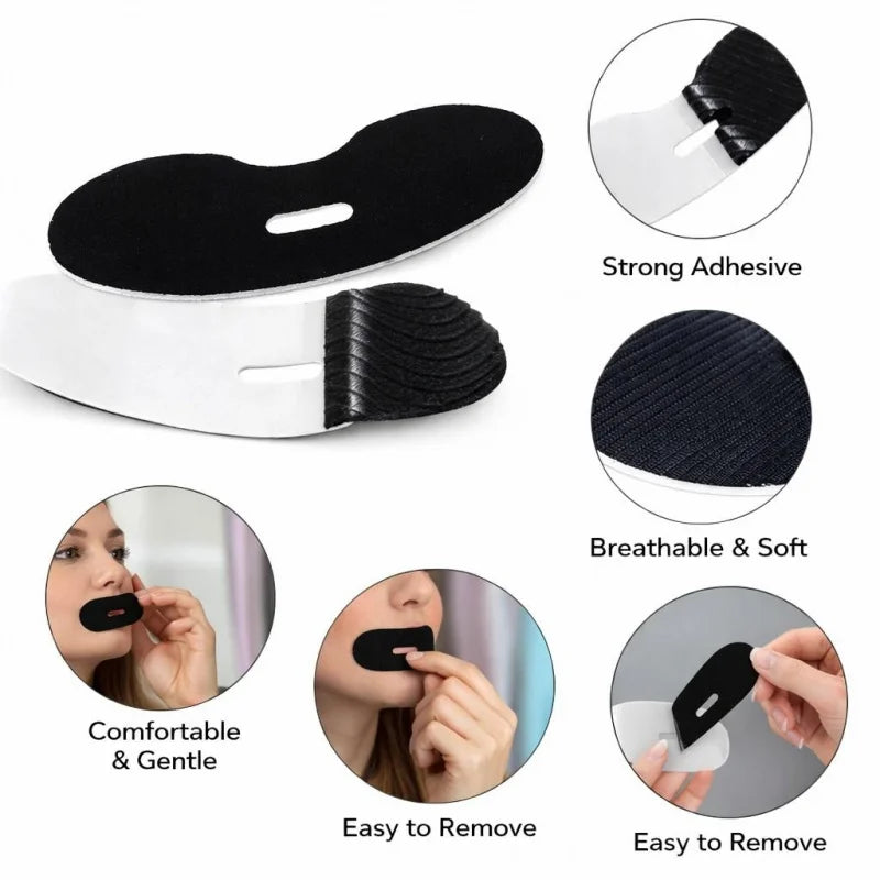 Anti-Snoring Sleep Patches 30 Pack | Nasal Breathing Strips for Better Sleep additional angle