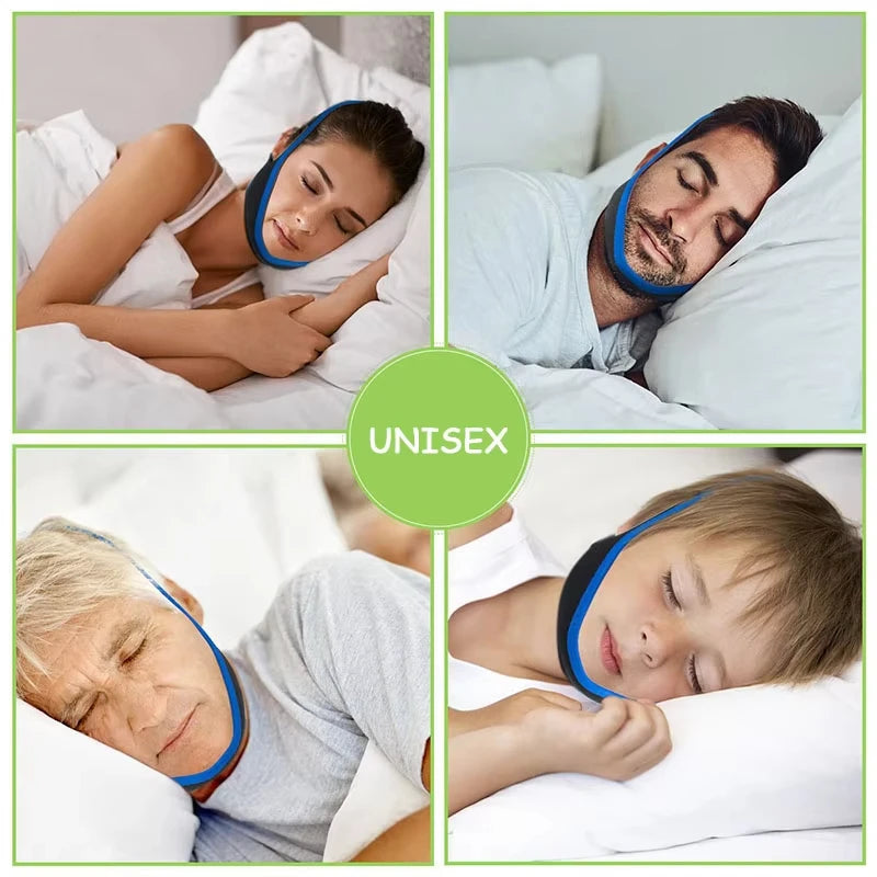 Anti Snore Chin Strap | Sleep Aid for Snoring Relief close-up view