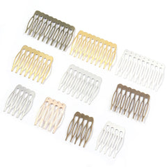 10pcs/lot Rhodium/Bronze Gold Color Bridal Hairpins Hair Combs Accesorio Pelo Alambre for Wedding Hair Pins Charm Accessories