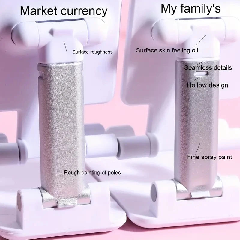 Desk Phone Holder Stand For iPhone iPad Xiaomi Adjustable Tablet Stand close-up view