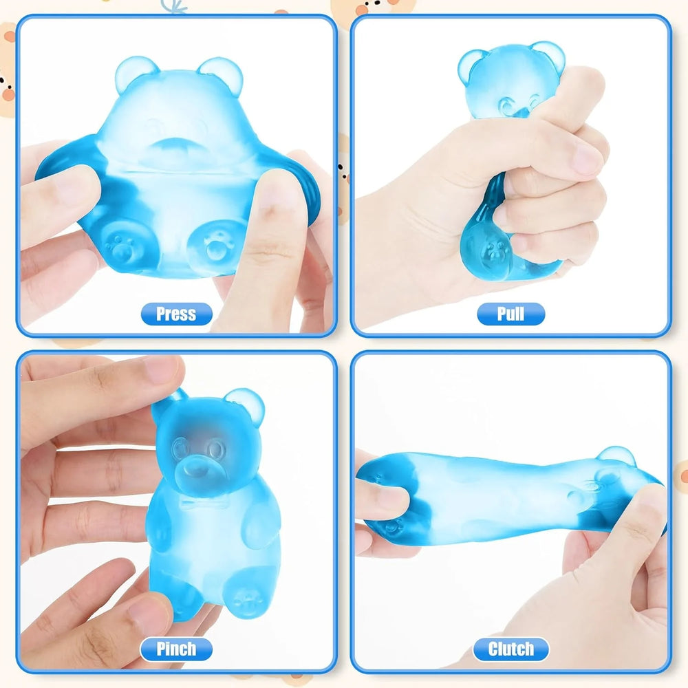 Gummy Bear Squishy Stress Ball | Sugar Filled Ultra Soft Decompression Toy detail view