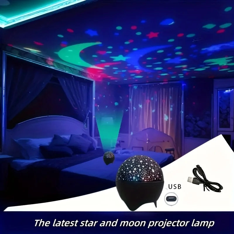 Starry Sky Projector Light | 7-Mode LED Night Light for Kids Room Decor alternate view