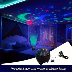 Starry Sky Projector Light | 7-Mode LED Night Light for Kids Room Decor alternate view