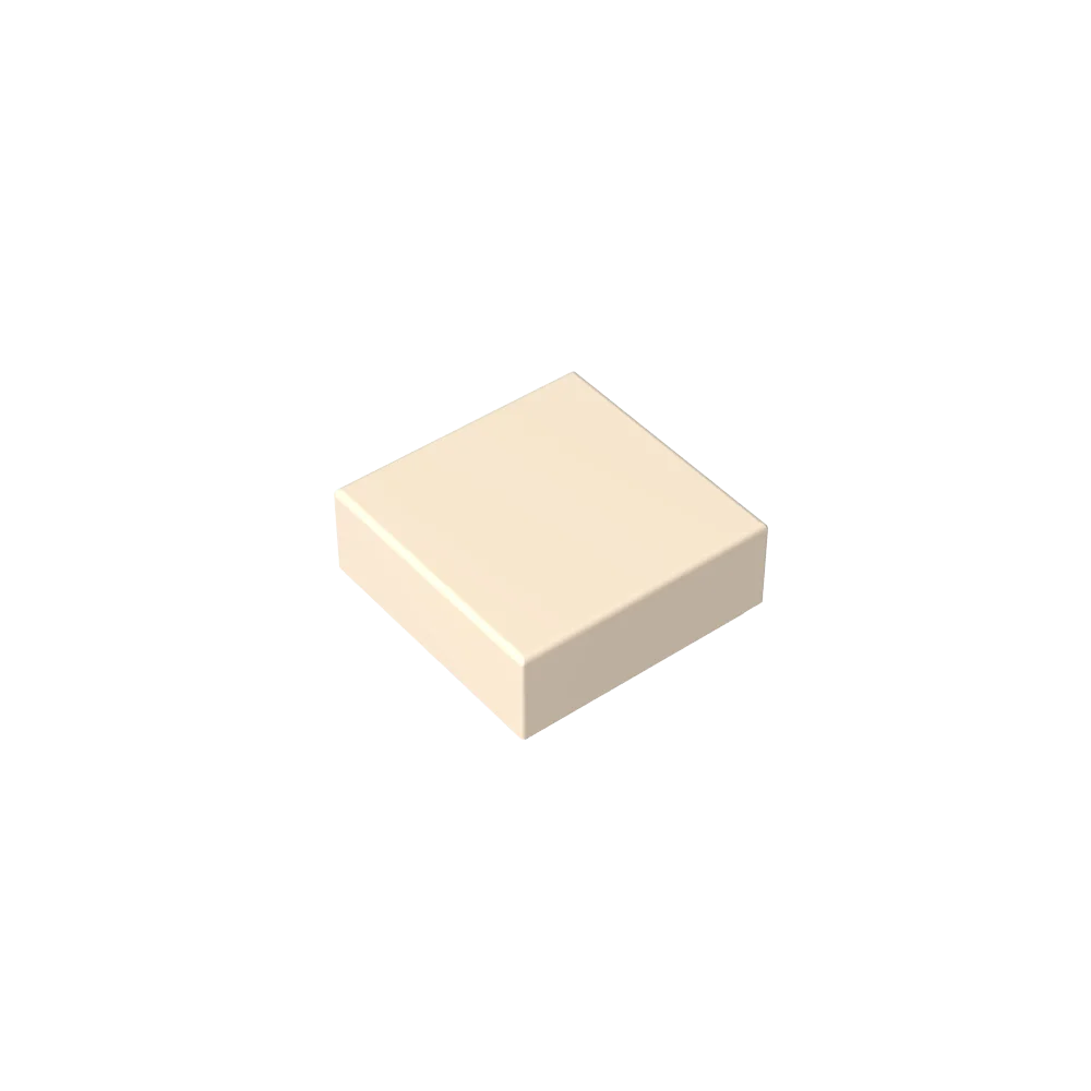 Gobricks GDS-613 Tile 1 x 1 | Compatible Building Block for DIY close-up view