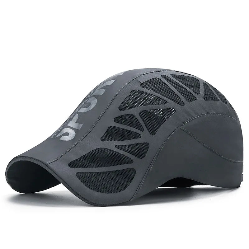Summer Sport Alphabet Hat | Breathable Mesh Sun Cap for Men alternate view