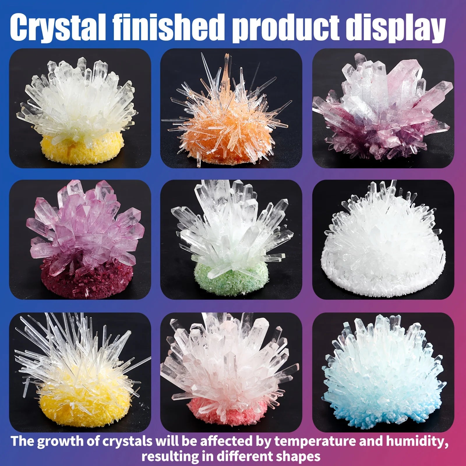 Science education toys, crystal growth and planting, educational puzzle toys, DIY cry lifestyle view
