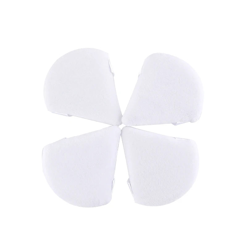 1/2/4pcs Triangle Powder Puff Soft Velvet Facial Makeup Sponge Puff Mixer Beauty Foun lifestyle view