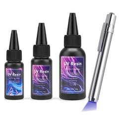 UV Epoxy Resin Glue for Jewelry Making | High Transparency Fast Drying Hardness