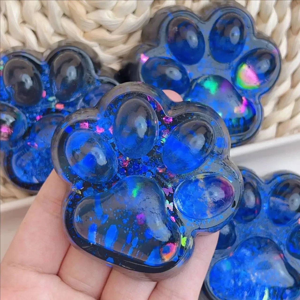 Kawaii Cat's Paw Fidget Toy | Stress Relief Squishy Toy lifestyle view