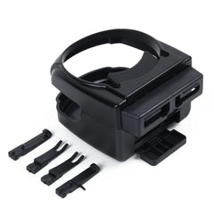 Car Air Vent Drink Holder Black close-up view
