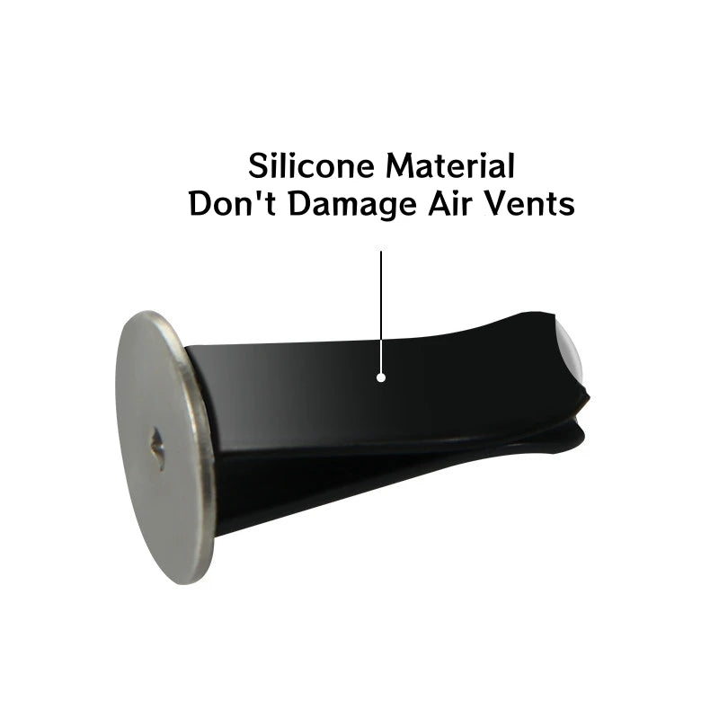 Metal Car Vent Clips with Rubber Covering detail view