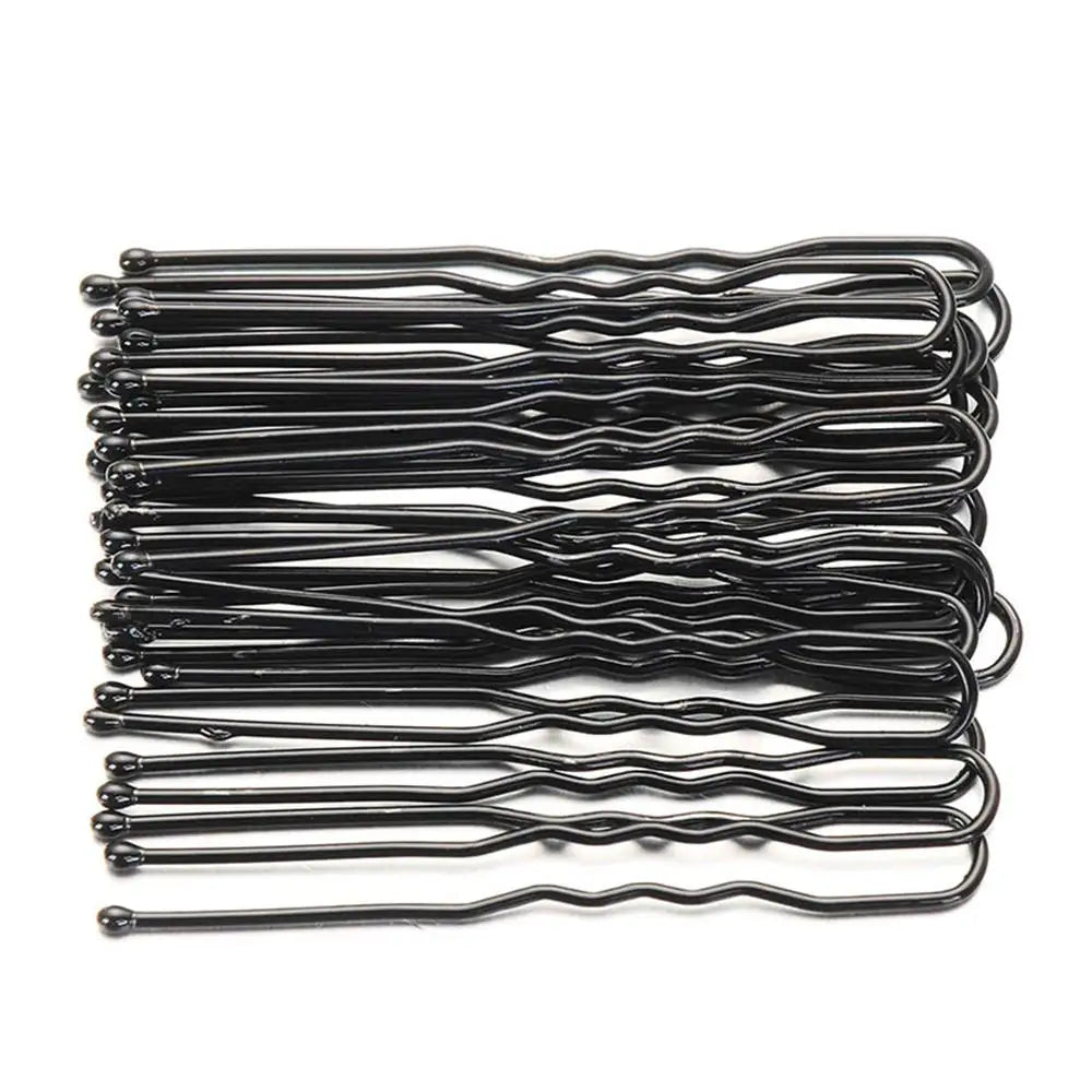 20PCS 5/7cm U Shaped Hairpin Gold Bridal Hairstyle Tool Alloy Gifts Barrette Hair Cli alternate view