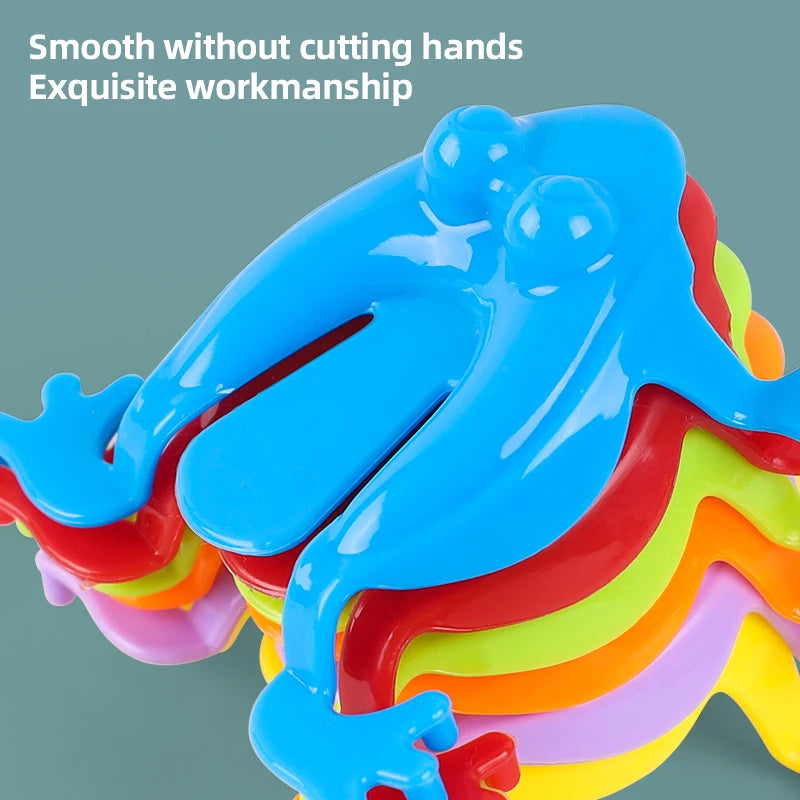 5/10/20 Pcs Jumping Frog Bounce Fidget Toys Antistress Relieve Family Game Kids Birthd close-up view