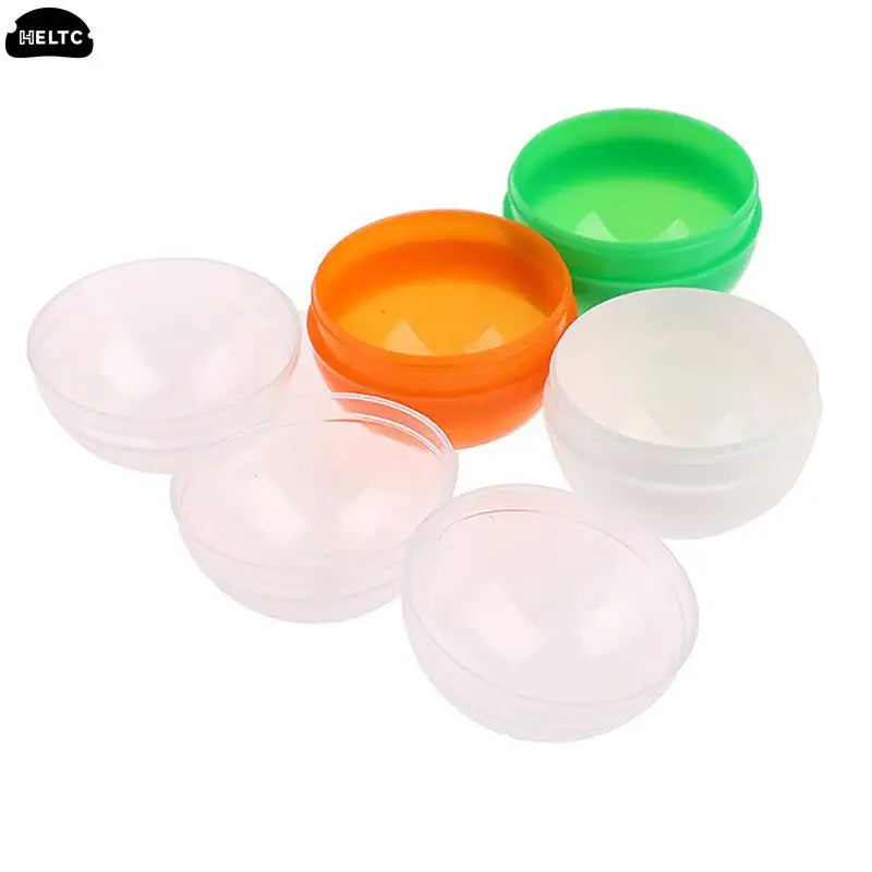 50pc Mini Clear Plastic Capsules | Gashapon Surprise Balls for Vending Machines & D additional angle