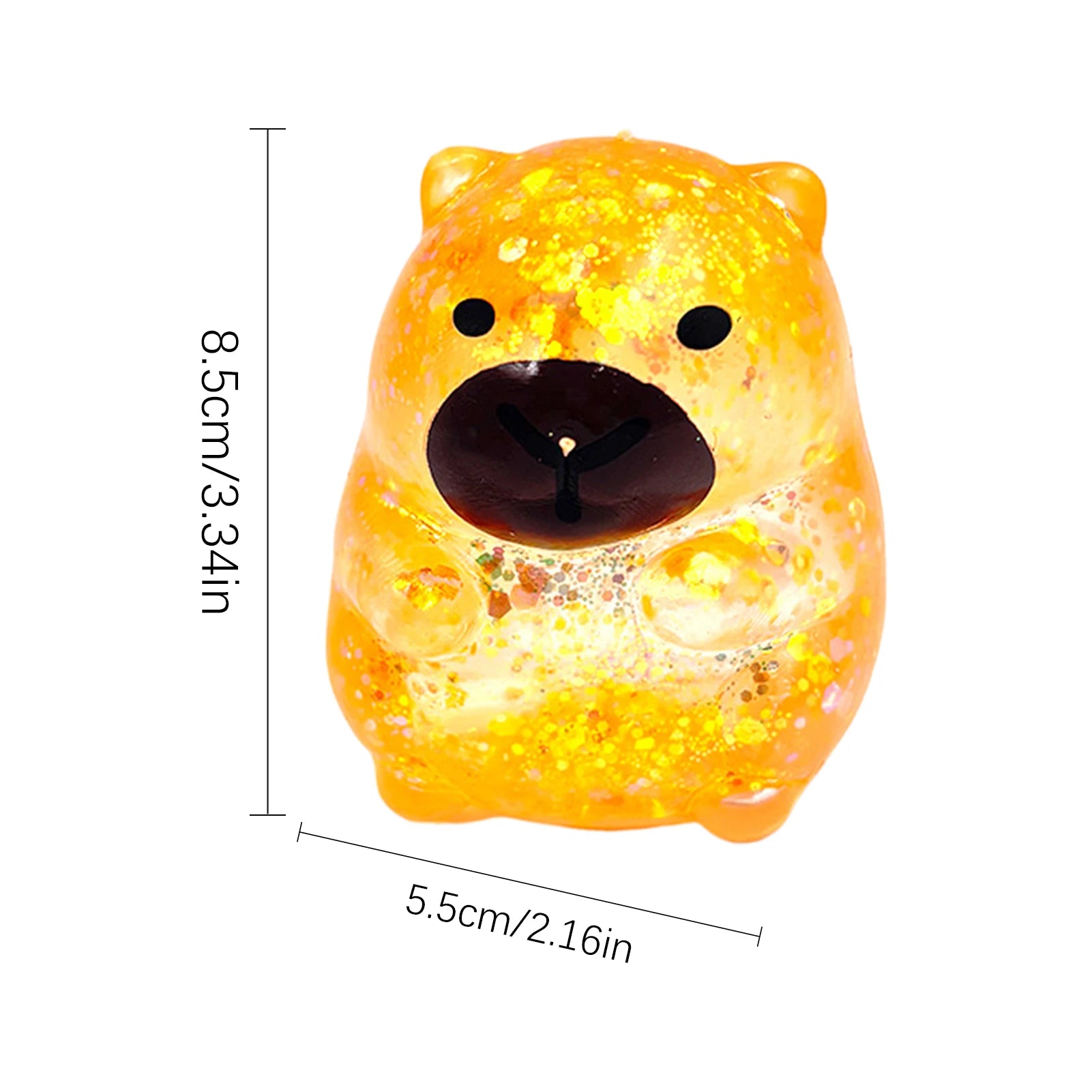 Maltose Cube Stress Squeeze Toy | Slow Rebound Polar Light Colorful TPR Block lifestyle view