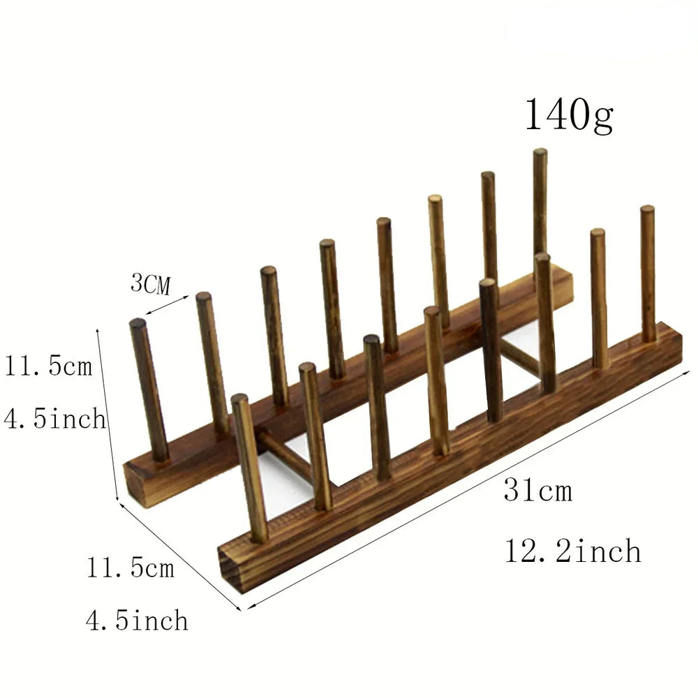Stand Plate Dish Drying Rack Pot Lid Racks Kitchen Organizer Drying Cups Display Shelf detail view