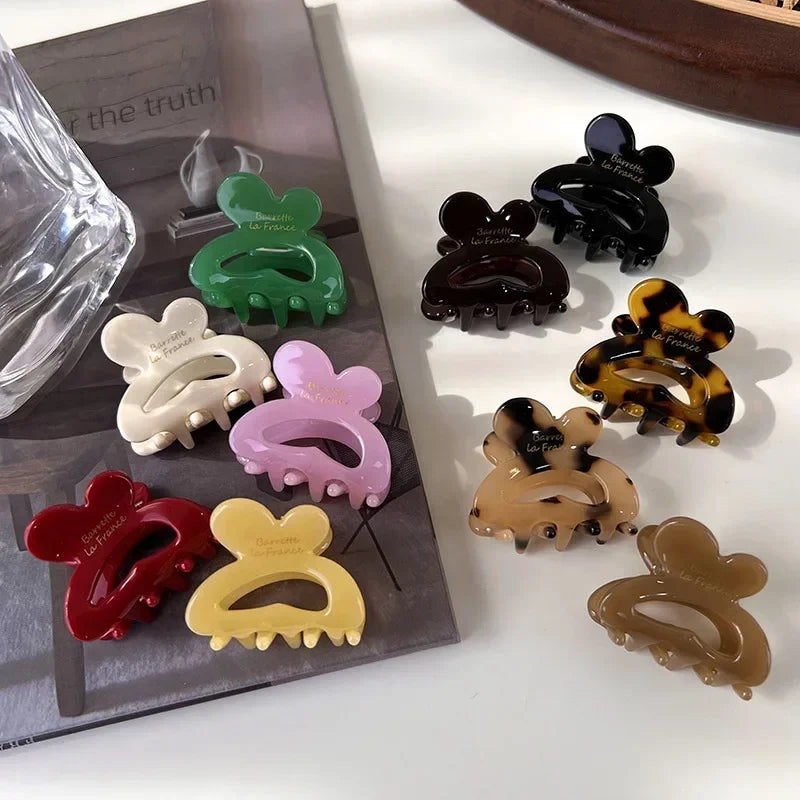 Fashion Hair Clips for Women Small Sweet Hair Claws Clip Geometric Cute Barrettes C additional angle
