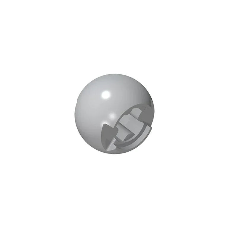 Gobricks GDS-1056 Technical Ball Joint with Through Axle Hole | Compatible Building Bl close-up view