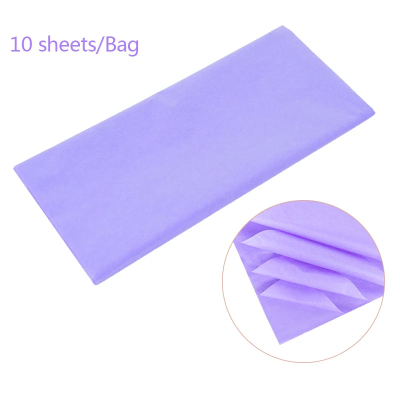 10pcs Unbleached Flower Wrapping Tissue Paper | 65x50cm Wedding Party Gift Wrap lifestyle view