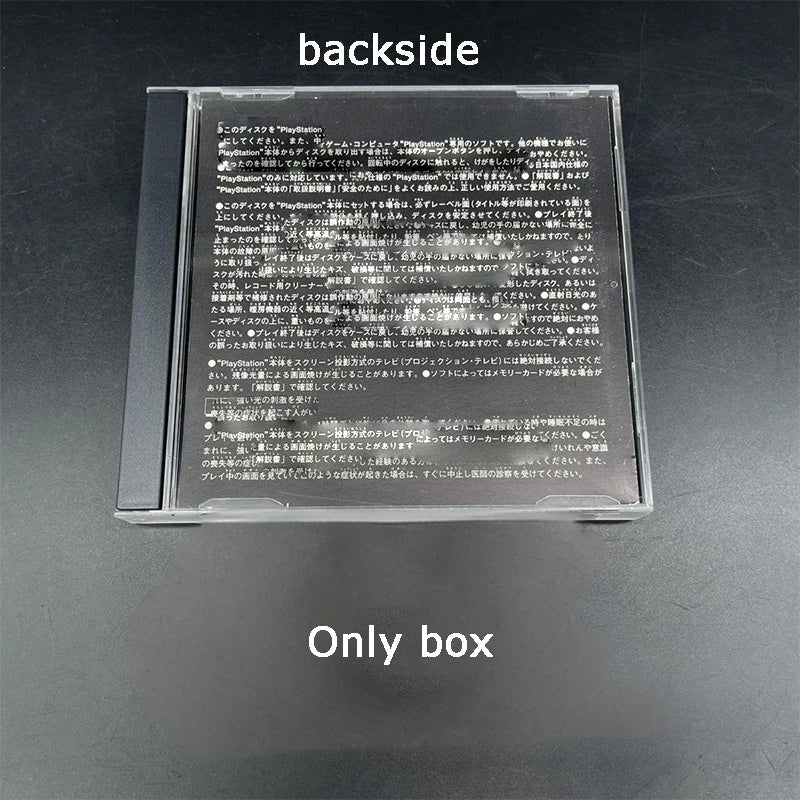 Clear PS1 Game Disc Storage Case | Transparent Single Disc Holder Bracket Box lifestyle view